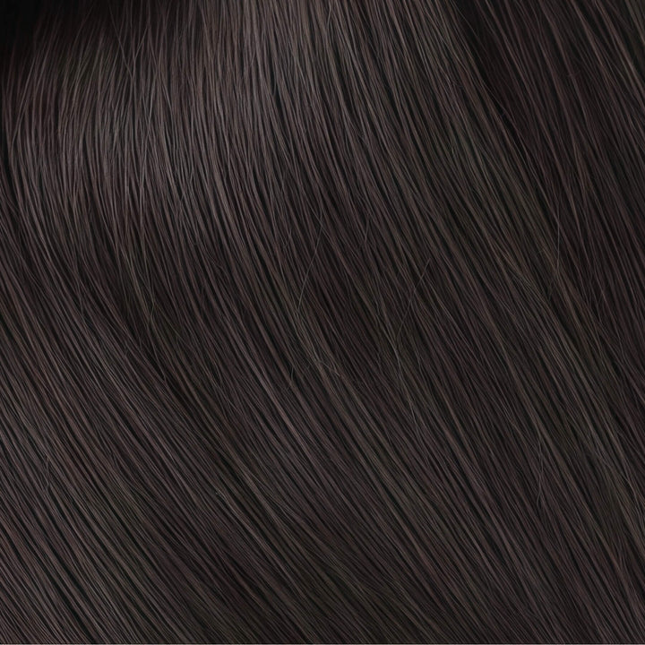 Invisible clip in hair extensions #2 Dark Brown 1 Pcs