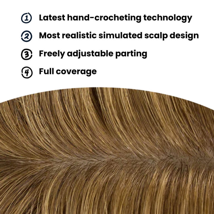 Livia Hair Topper #10 Golden Brown